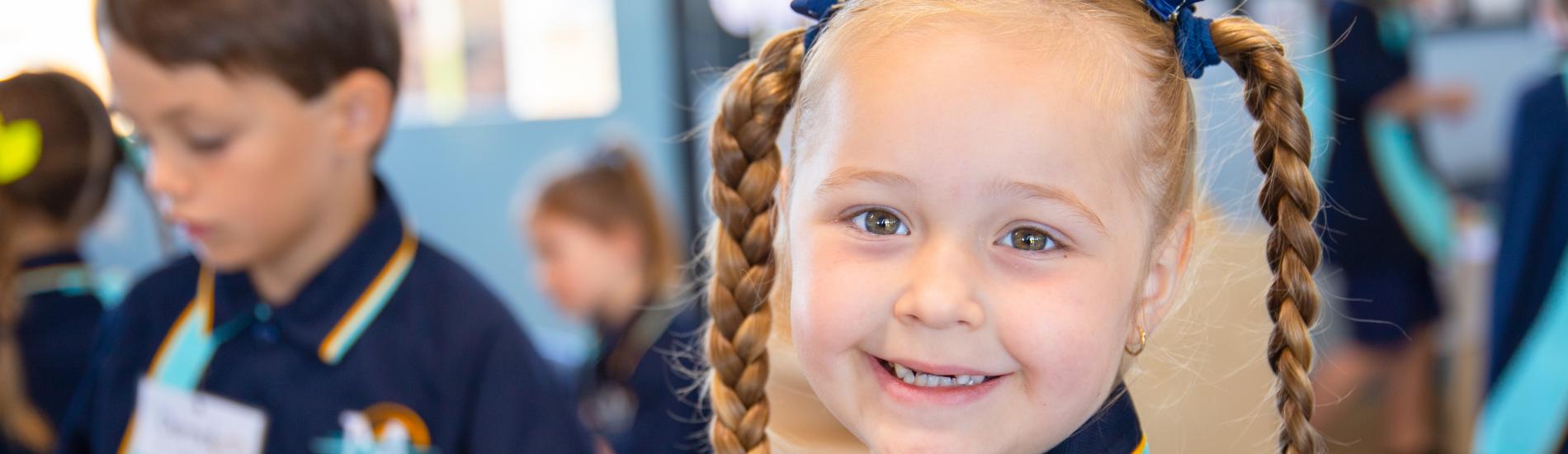 Smiling Madora bay Primary School Student